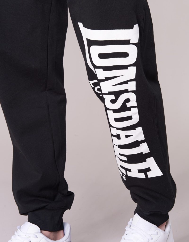 Pantaloni Sportivi Lonsdale LARGE LOGO Nero Pantaloni Sportivi Uomo - 6