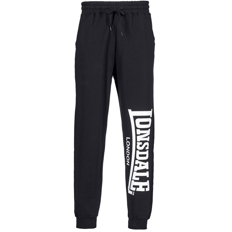 Pantaloni Sportivi Lonsdale LARGE LOGO Nero Pantaloni Sportivi Uomo - 1