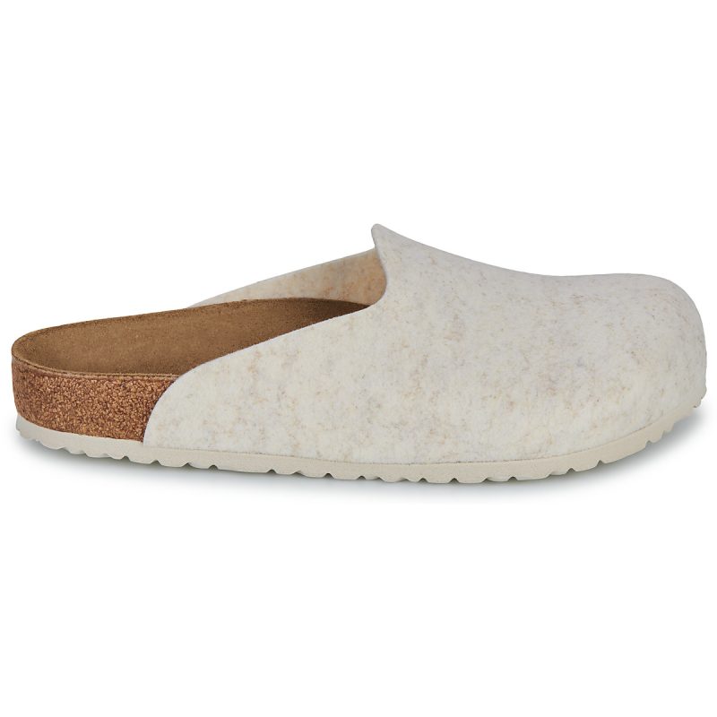 BIRKENSTOCK Amsterdam Feltro / De / Lana / Eggshell / Regular Beige Pantofole Uomo - 2