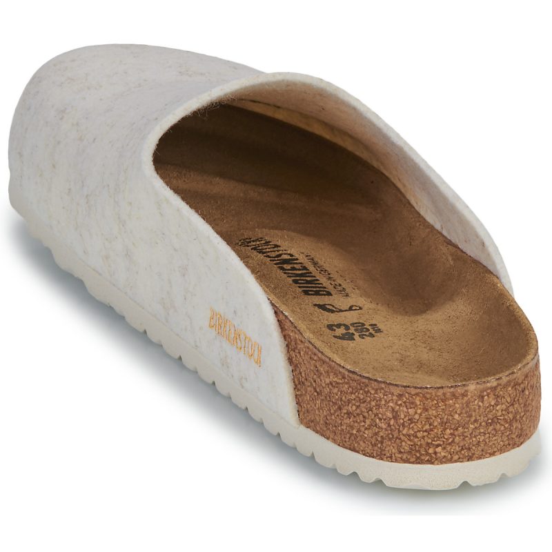 BIRKENSTOCK Amsterdam Feltro / De / Lana / Eggshell / Regular Beige Pantofole Uomo - 5