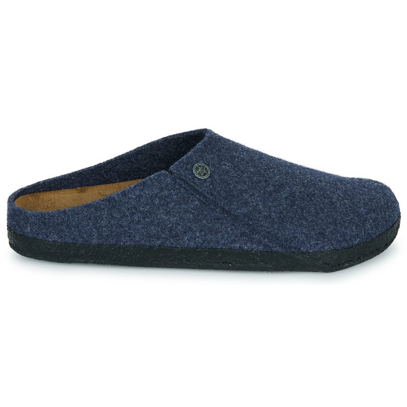 BIRKENSTOCK Zermatt Felt / Nero / Blue / Regular Grigio Pantofole Uomo - 2