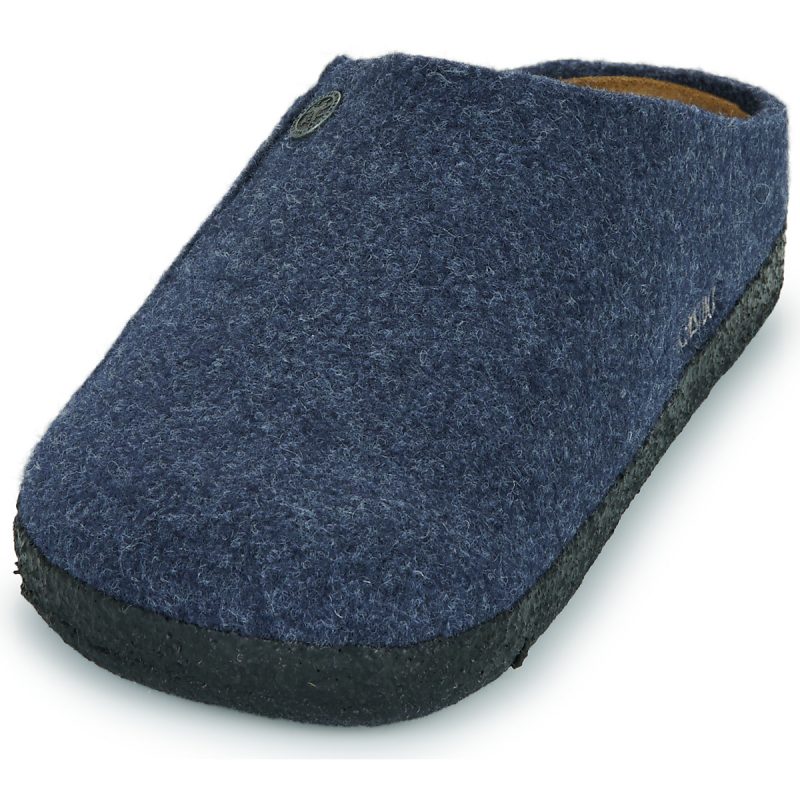 BIRKENSTOCK Zermatt Felt / Nero / Blue / Regular Grigio Pantofole Uomo - 3