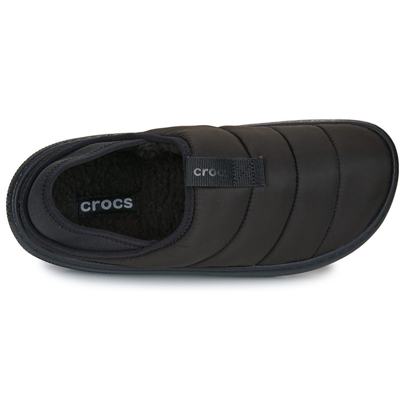 Crocs Classic Puff Moc Nero - Pantofole Uomo - 6