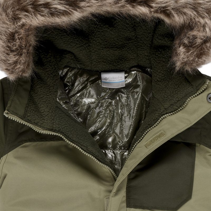 Parka ragazzo Columbia NORDIC STRIDER II JACKET Kaki Parka Bambino - 4