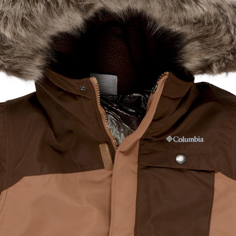 Parka ragazzo Columbia NORDIC STRIDER II JACKET Marrone Parka Bambino - 4
