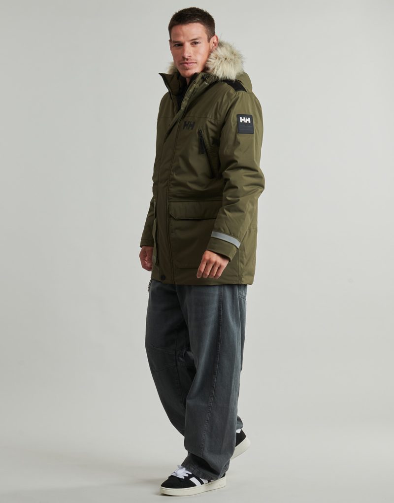 Parkas f&uuml;r Herren Helly Hansen REINE PARKA Khaki Parka Herren - 3