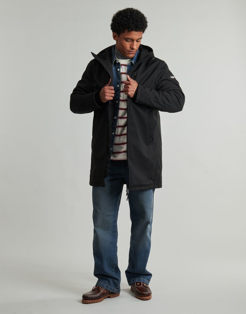 Parka Schott - Parka noire pour homme - Taille 2