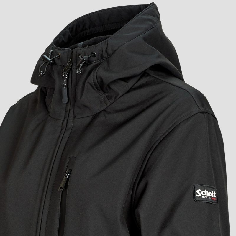Parka Schott - Parka noire pour homme - Taille 8
