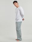 Tommy Hilfiger LS WOVEN PJ SET PRINT White Men's Pajama Sets - 3