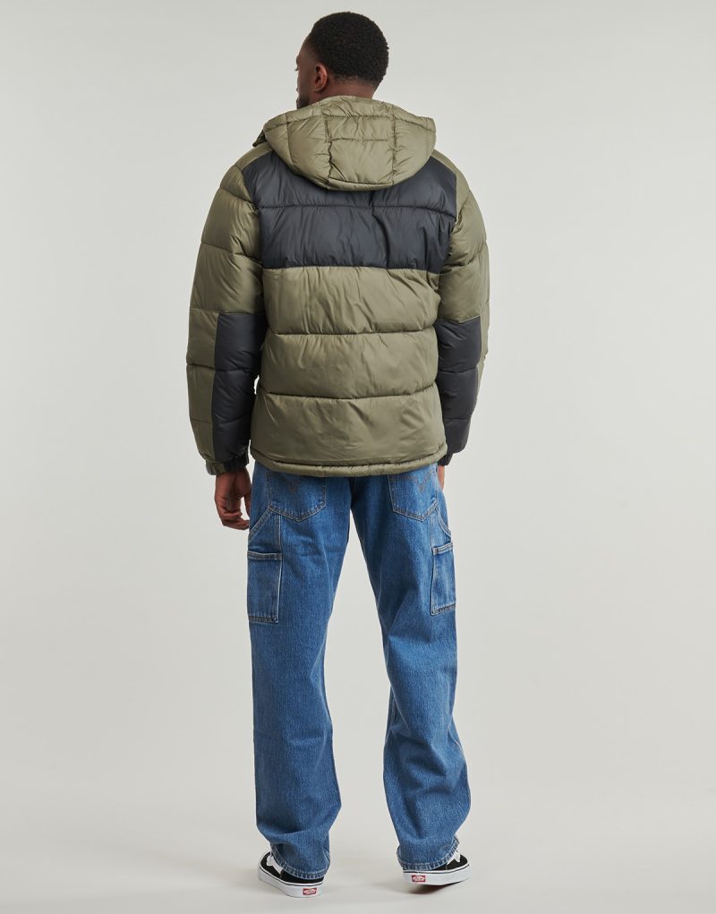 Piumino Columbia PIKE LAKE II HOODED JACKET Kaki Piumini Uomo - 4