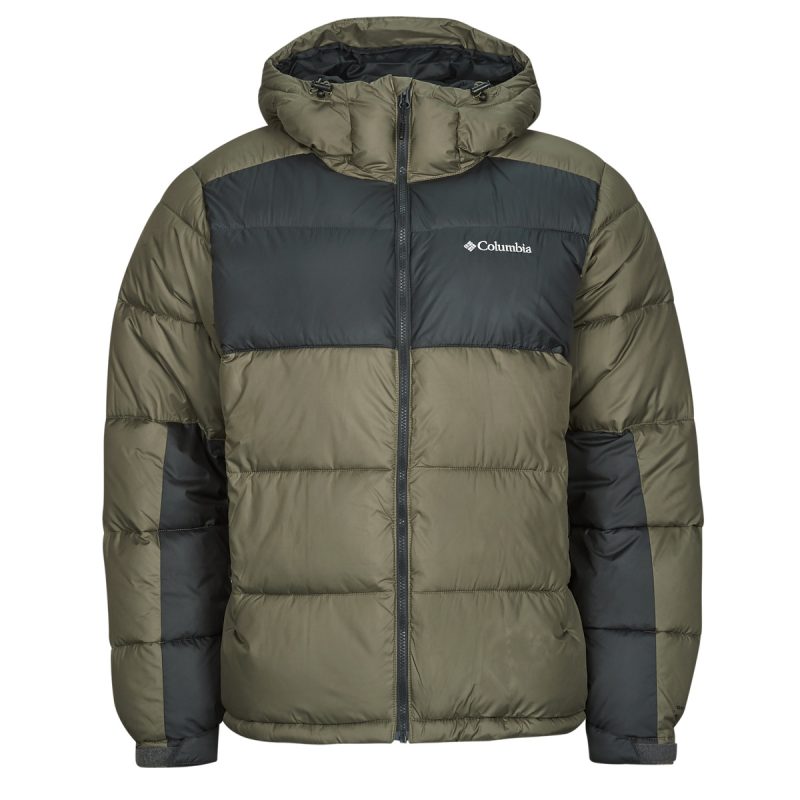 Piumino Columbia PIKE LAKE II HOODED JACKET Kaki Piumini Uomo - 1