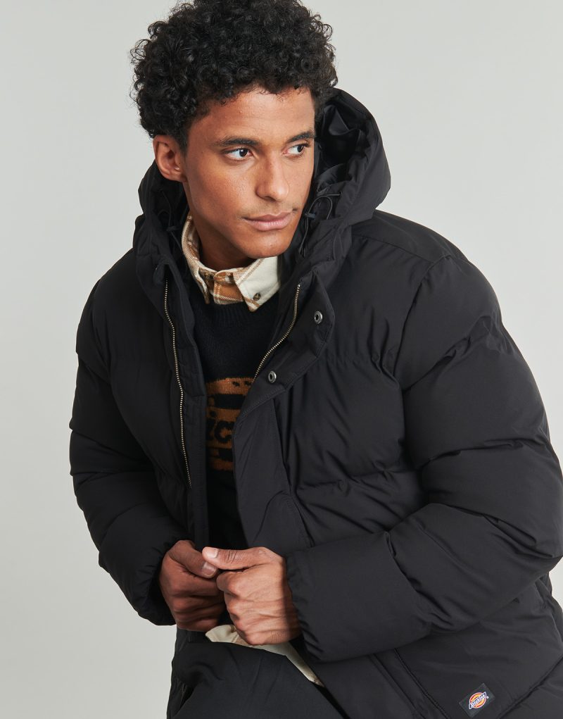 Piumino  Dickies  EAGLEVILLE HOODED PUFFER  Nero -  Piumini Uomo - 5