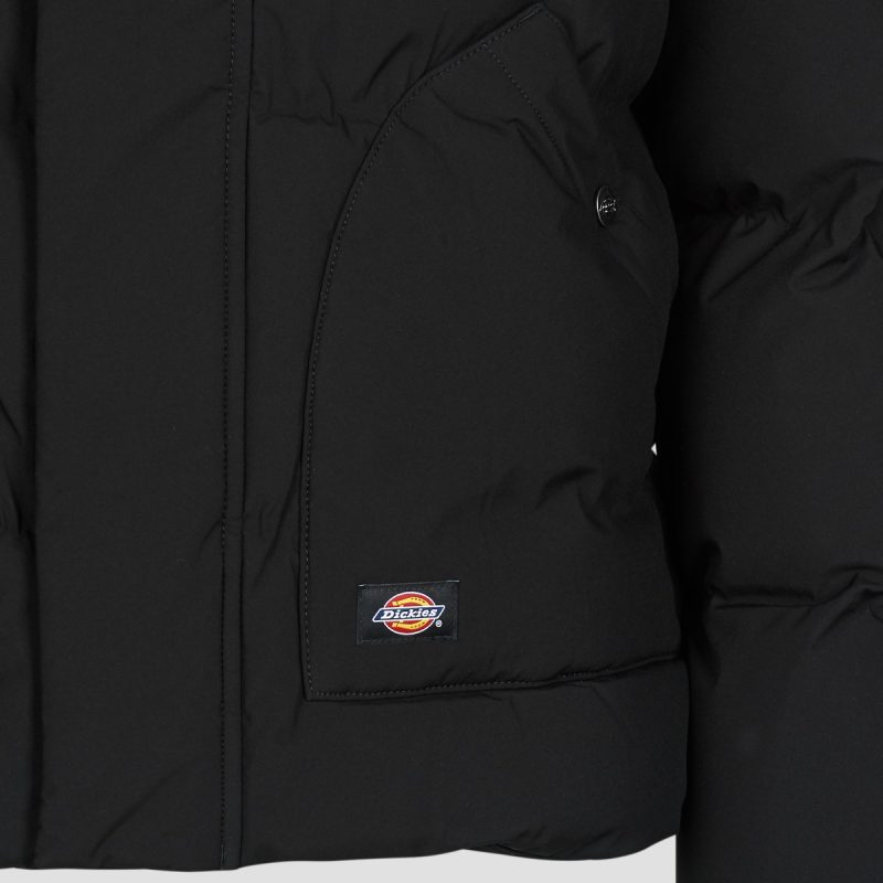 Piumino  Dickies  EAGLEVILLE HOODED PUFFER  Nero -  Piumini Uomo - 8