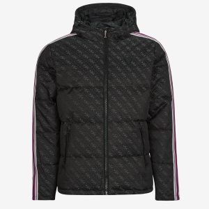 Piumino uomo Guess  FUSCO 4G PADDED  Nero Guess 7628907956560