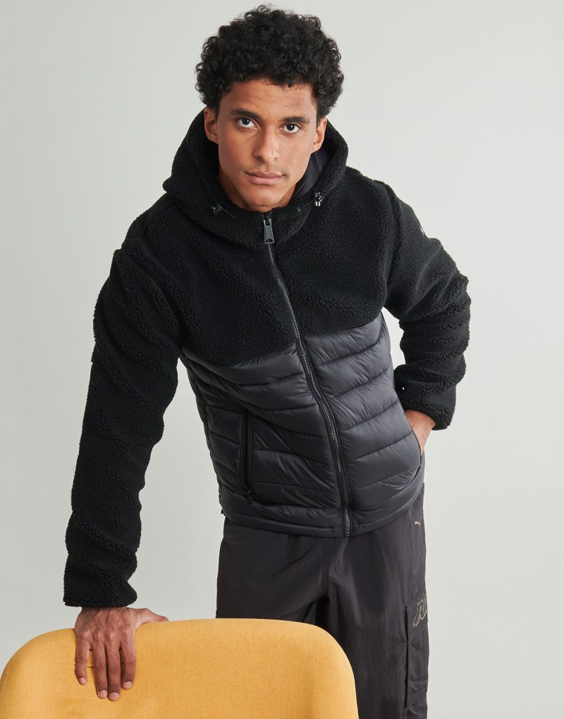 Piumino Schott - Nero Piumini Uomo - 5