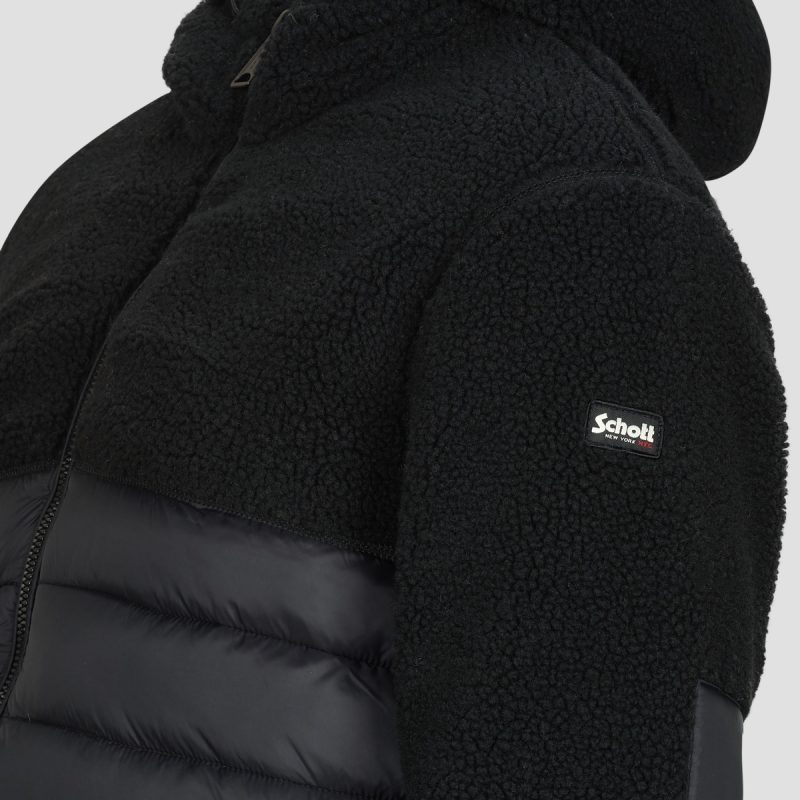 Piumino Schott - Nero Piumini Uomo - 8