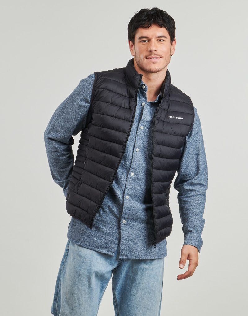 Piumino Teddy Smith B-TERRY Nero Piumini Uomo - 2