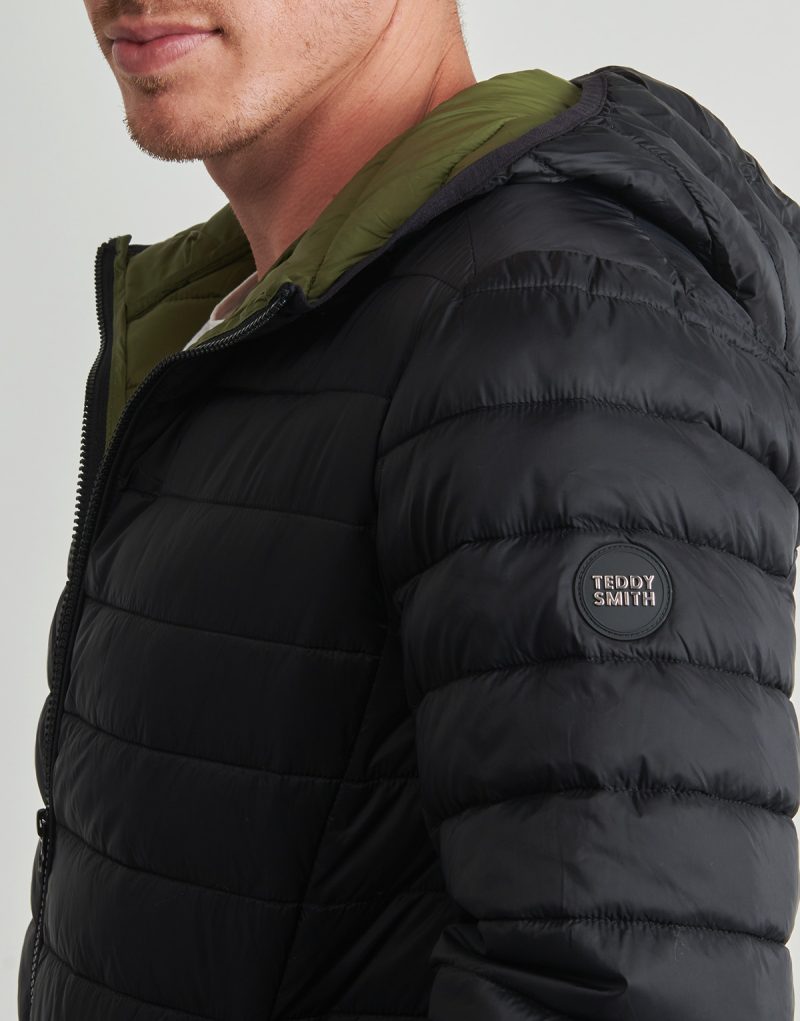 Piumino  Teddy Smith  BLIGHTER  Nero -  Piumini Uomo - 5