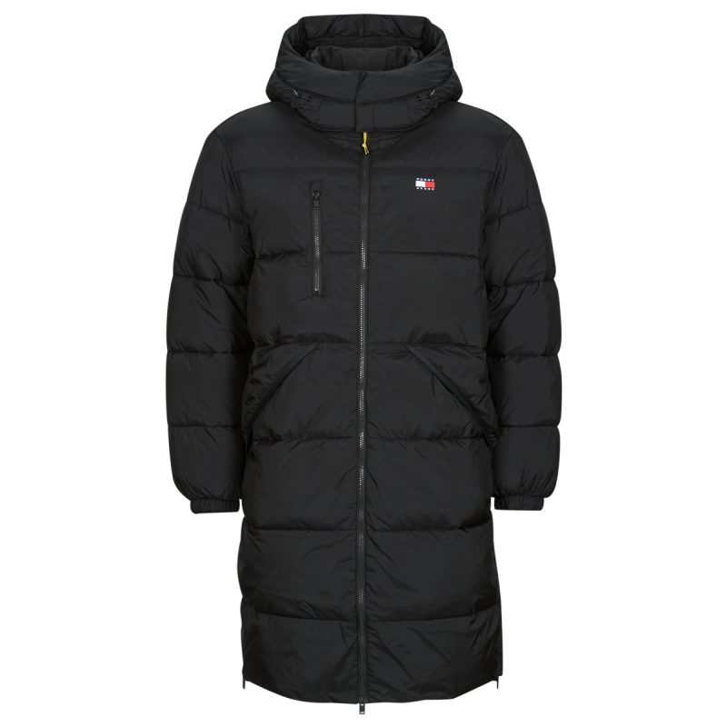 Tommy Jeans TJM VAIL MAXI PARKA Schwarze Daunenjacke Herren Daunenjacken - 1