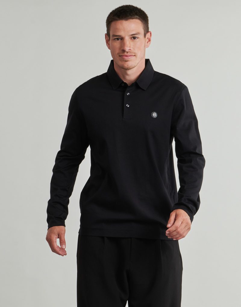 Polo maniche lunghe BOSS C-Paley 01 Nero Polo maniche lunghe Uomo - 2