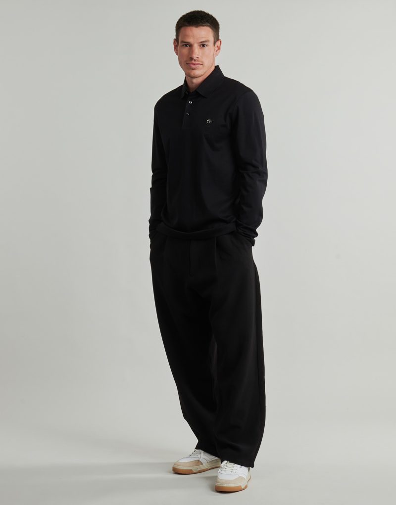 Polo maniche lunghe BOSS C-Paley 01 Nero Polo maniche lunghe Uomo - 3
