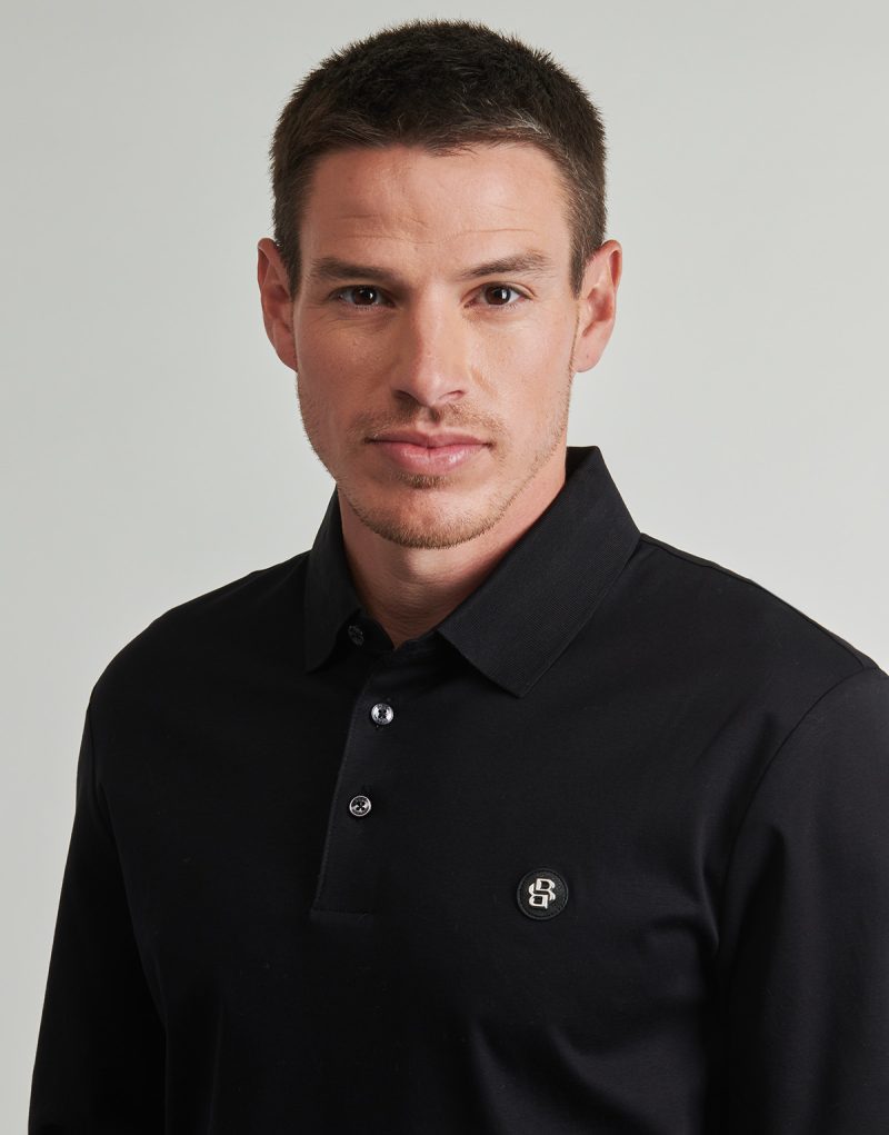 Polo maniche lunghe BOSS C-Paley 01 Nero Polo maniche lunghe Uomo - 5