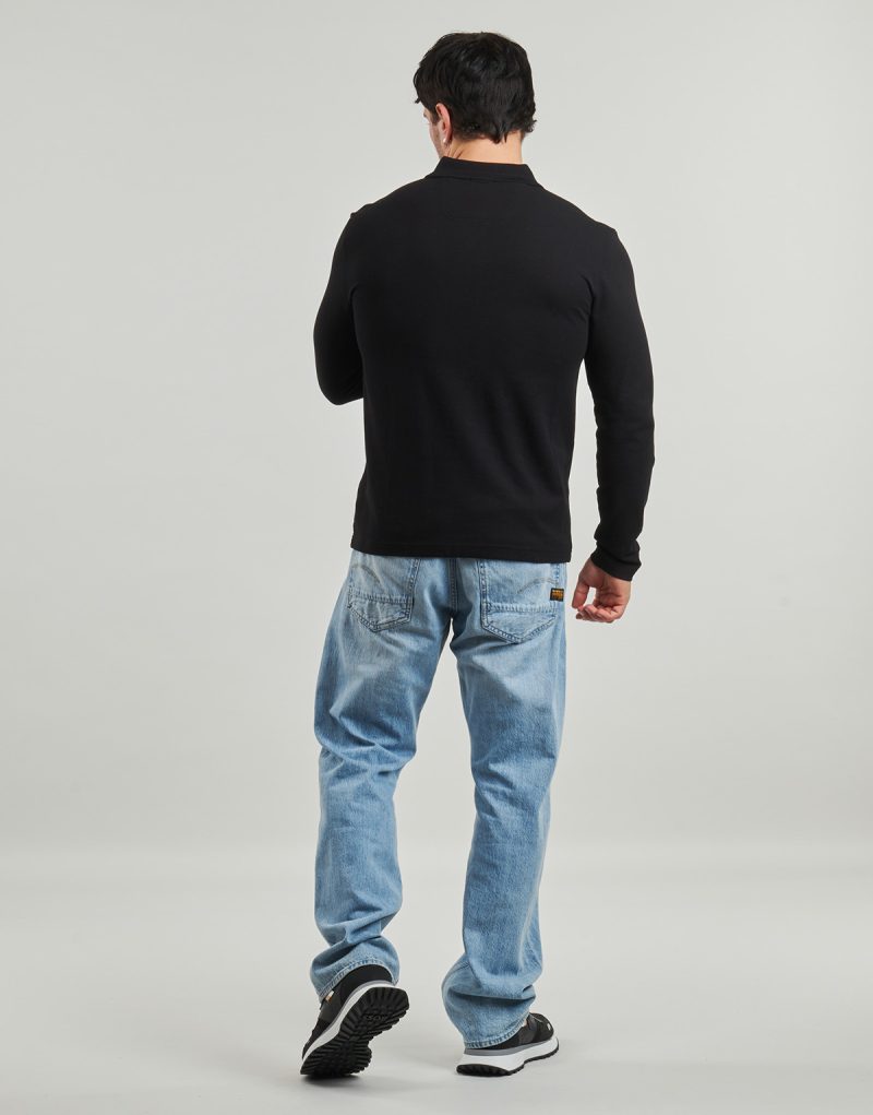 Polo maniche lunghe  BOSS  Plisy  Nero -  Polo maniche lunghe Uomo - 4