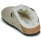 BIRKENSTOCK Boston Kids Suede / Taupe / Stretto Beige Zoccoli Bambino - 5