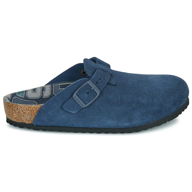 BIRKENSTOCK Boston Kids Suede / New / Navy / Stretto Blu Zoccoli Bambino - 2