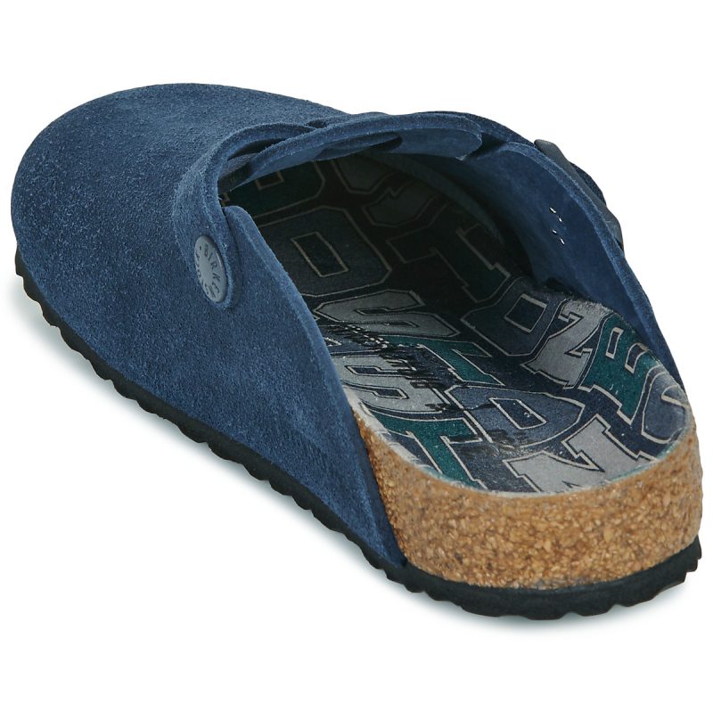 BIRKENSTOCK Boston Kids Suede / New / Navy / Stretto Blu Zoccoli Bambino - 5