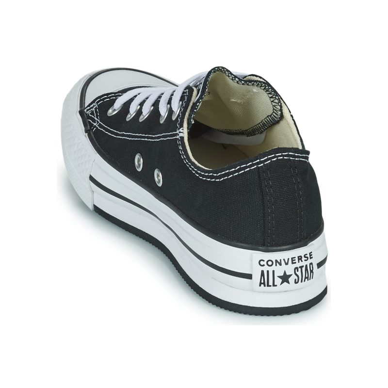 Converse Chuck Taylor All Star EVA Lift Foundation Ox Nero Sneakers Bambino - 5