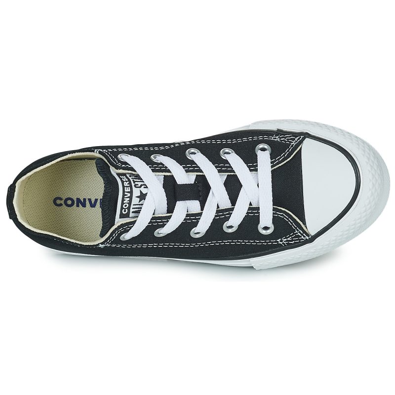 Converse Chuck Taylor All Star EVA Lift Foundation Ox Nero Sneakers Bambino - 6