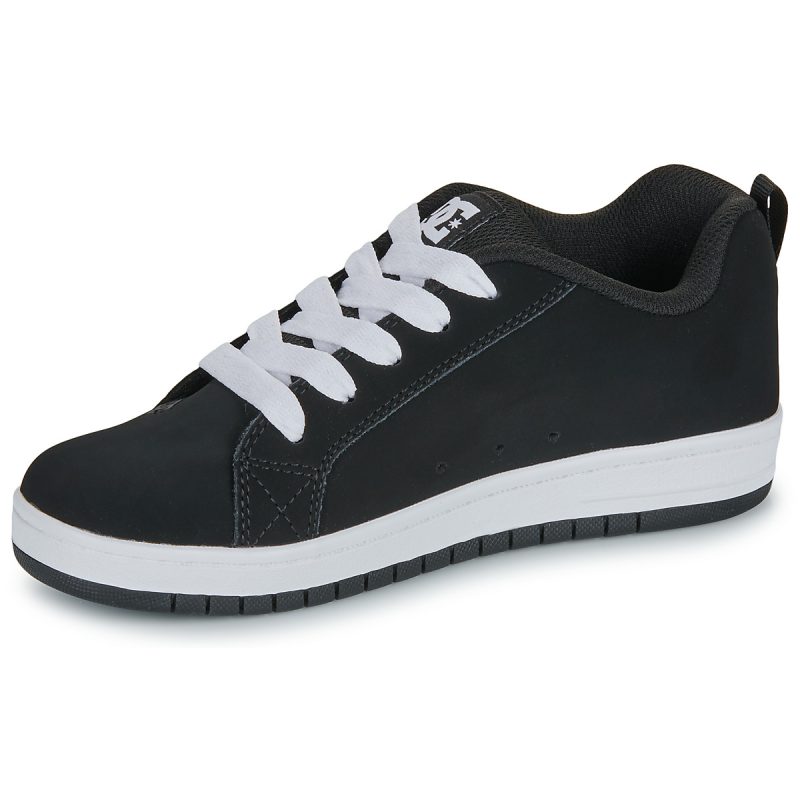 DC Shoes Baskets enfant noires COURT GRAFFIK - Taille 4