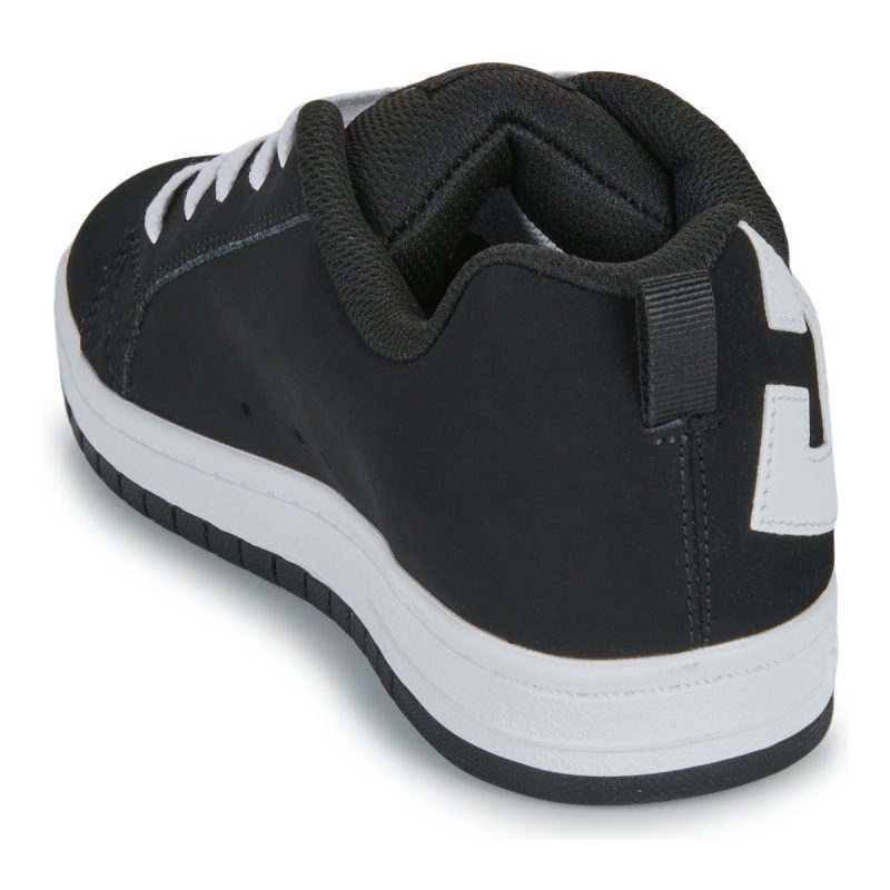 DC Shoes Baskets enfant noires COURT GRAFFIK - Taille 5