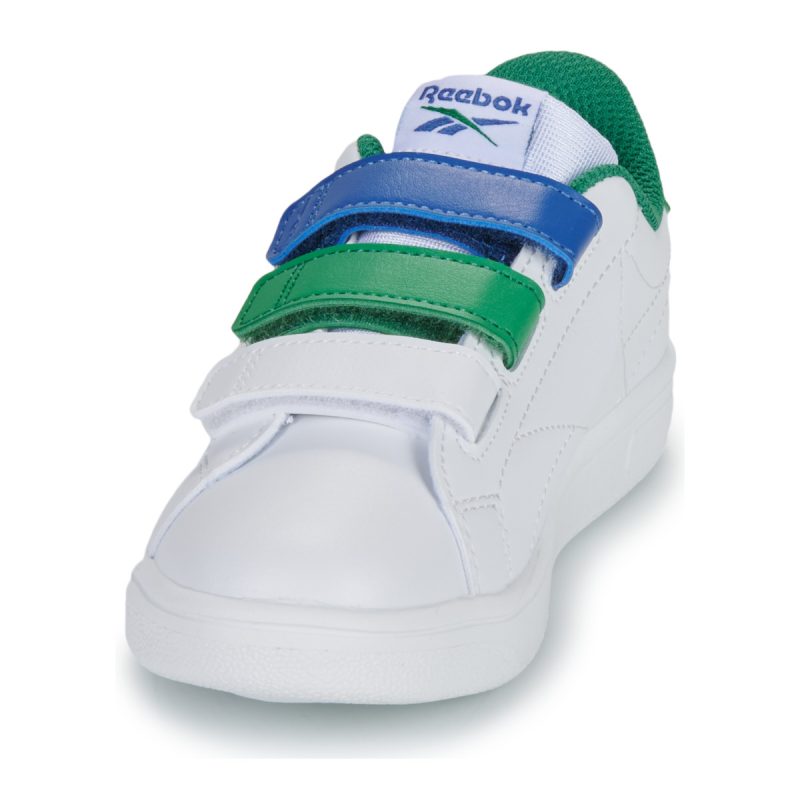Reebok Classic REEBOK COURT CLEAN HOOK LOOP STRAPS Bianco Sneakers Bambino - 3