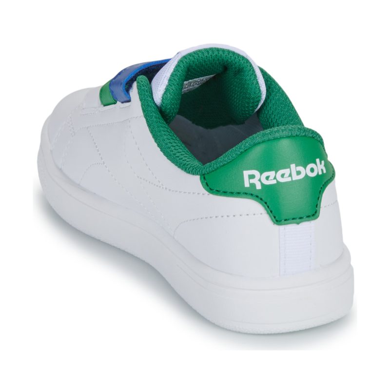 Reebok Classic REEBOK COURT CLEAN HOOK LOOP STRAPS Bianco Sneakers Bambino - 5