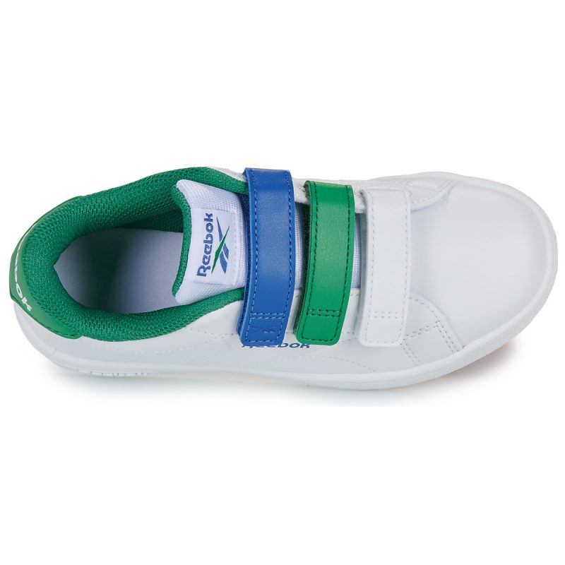 Reebok Classic REEBOK COURT CLEAN HOOK LOOP STRAPS Bianco Sneakers Bambino - 6