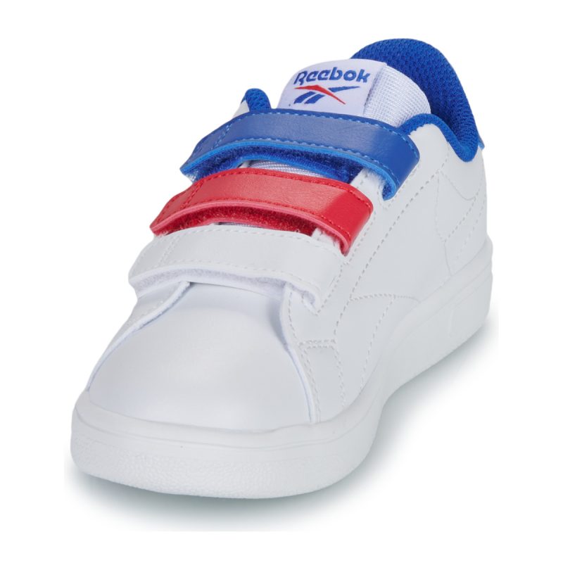 Reebok Classic REEBOK COURT CLEAN HOOK LOOP STRAPS Bianco Sneakers Bambino - 3