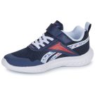 Reebok Sport RUSH RUNNER 5 ELASTIC LACE TOP STRAP Blu Scarpe da running Bambino - 4