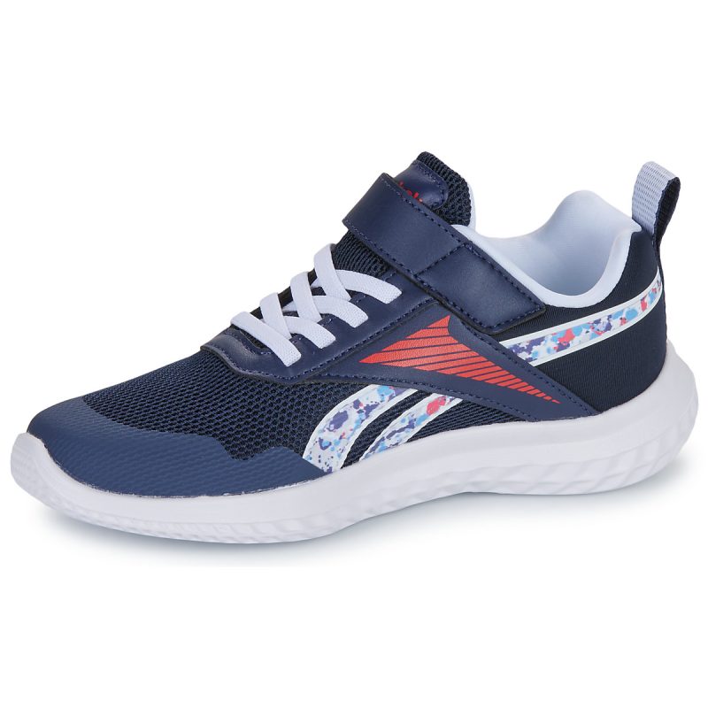 Reebok Sport RUSH RUNNER 5 ELASTIC LACE TOP STRAP Blu Scarpe da running Bambino - 4