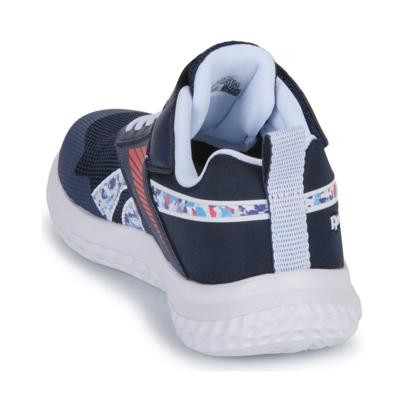 Reebok Sport RUSH RUNNER 5 ELASTIC LACE TOP STRAP Blu Scarpe da running Bambino - 5