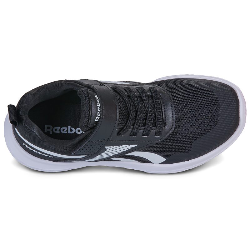 Reebok Sport RUSH RUNNER 5 ELASTIC LACE TOP STRAP Nero Scarpe da running Bambino - 6