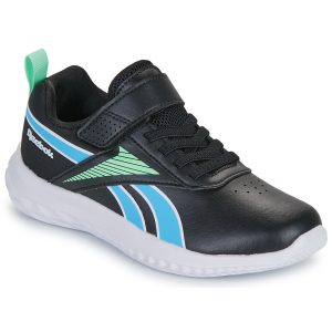 Scarpe bambini ragazzo Reebok Sport  RUSH RUNNER SYN ELASTIC LACE   TOP STRAP  Nero Reebok Sport 1200161907760