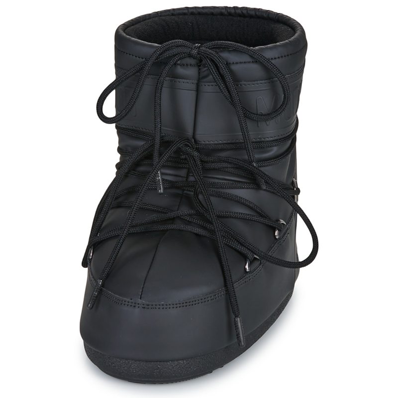 Moon Boot MB ICON LOW RUBBER Schwarze Herren-Schneestiefel - 3