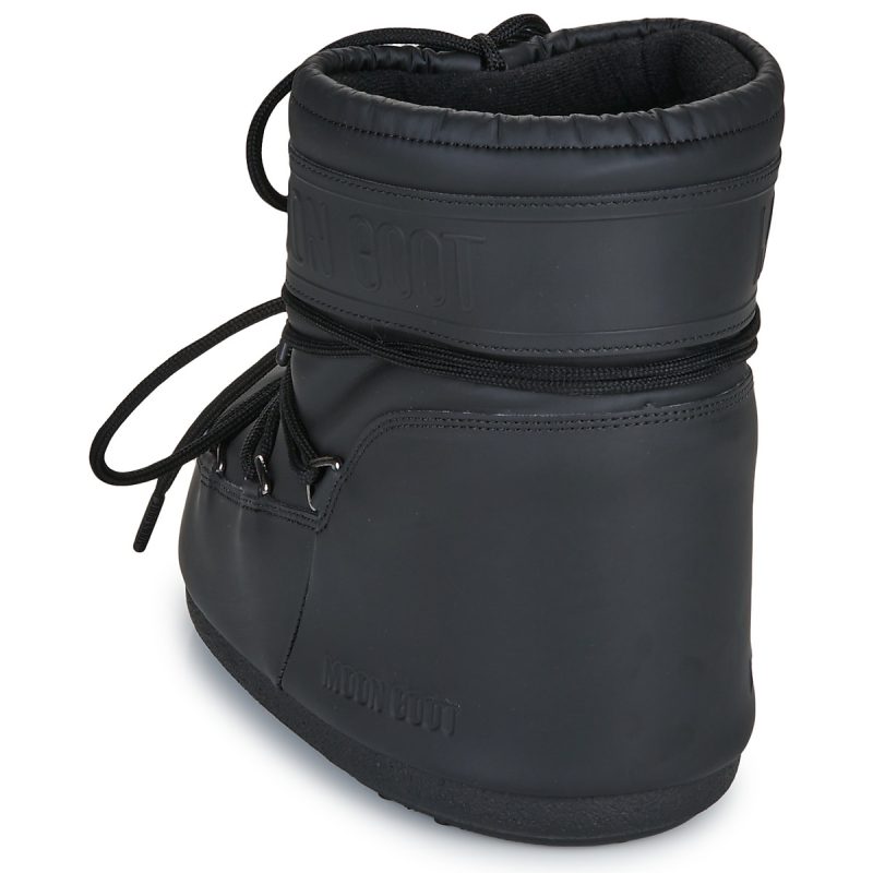 Moon Boot MB ICON LOW RUBBER Schwarze Herren-Schneestiefel - 5