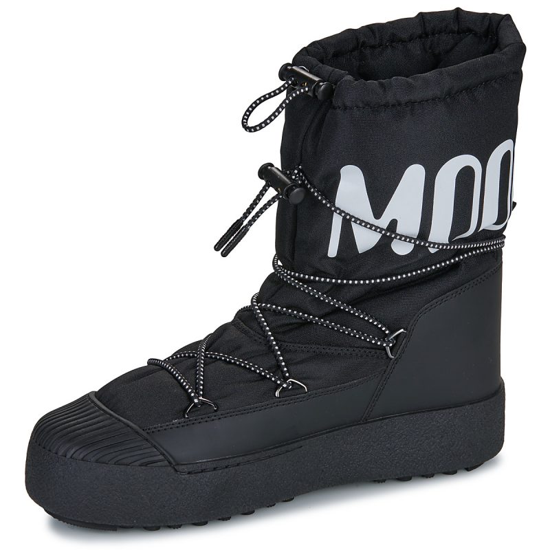 Moon Boot MB MTRACK POLAR NYLON Schwarze Herren-Schneestiefel - Gr&ouml;&szlig;e 4