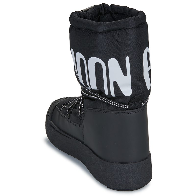 Moon Boot MB MTRACK POLAR NYLON Schwarze Herren-Schneestiefel - Gr&ouml;&szlig;e 5