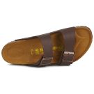 BIRKENSTOCK Arizona Birko-flor / Nero / Brown / Regular Marrone Ciabatta Uomo - 6