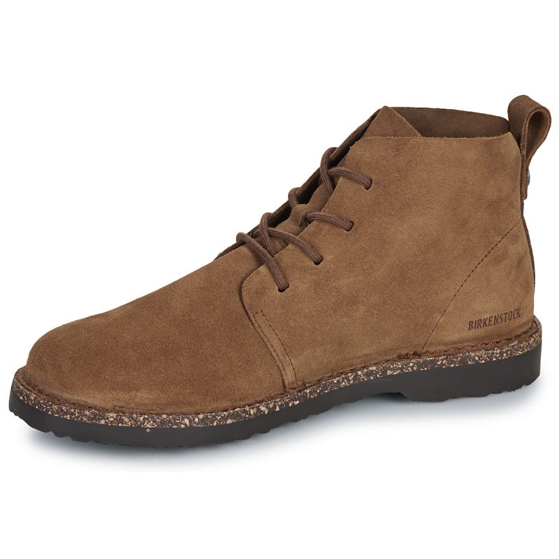 Birkenstock Uppsala, ante / t&eacute; / negro/marr&oacute;n Derby para hombre - 4