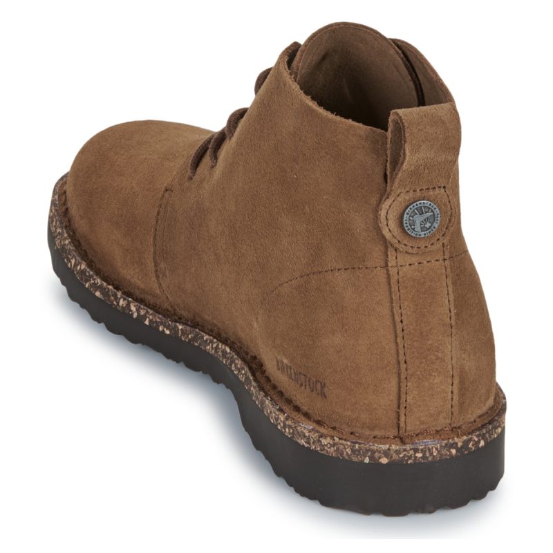 Birkenstock Uppsala, ante / t&eacute; / negro/marr&oacute;n Derby para hombre - 5